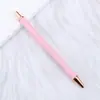 Caneta Esferográfica com Adesivo de Pressão Nova Caneta de Presente Cor Sólida Criativa Caneta Publicitária Caneta Esferográfica de Presente Pode Ser Impressa com Logo Atacado