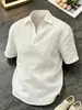 Camisa Polo Casual de Manga Corta Estilo Old Money para Hombre, Camiseta Delgada Fresca Transpirable de Verano, Top Holgado y Relajado