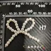 Cientos de Lazo de Perlas con Cuentas Ropa DIY Accesorios de Joyería Ropa Vestido de Novia Bolso Sombrero Flor Decorativa para Zapatos