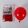 Disposición de la sala de bodas 10 pulgadas de doble capa engrosada rojo granada decoración de bodas suministros de boda fábrica de globos de boda al por mayor
