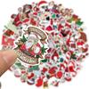 50 nuevas pegatinas de graffiti de Papá Noel para decoración navideña, para maletas, cuadernos, impermeables