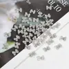 Mini Accesorios para Uñas con Forma de Moño Gelatina Tridimensional Pequeños Moños Flotantes Moños Transparentes de Hielo Pegatinas de Pedrería para Uñas Uñas Portables