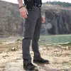 Calça cargo esportiva masculina de mola de bolso cruzada para outono e primavera, calça comprida casual, calça reta moderna e confortável, atacado