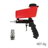 Pistola de Chorro de Arena Roja Tipo Gravedad Portátil DIY Juego de Chorro de Arena Neumático Eliminación de Óxido Chorro de Arena Máquina Pequeña de Chorro de Arena