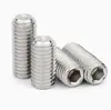 En Stock Acero Inoxidable 304 Din916 Tornillos Maquinados de Cabeza Avellanada Hexagonal 2 # ~1/2 Tornillo de Apriete