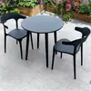 Mesas y Sillas de Exterior, Mesas y Sillas para Reuniones en el Patio, Muebles de Exterior al Aire Libre para el Ocio, Impermeables y a Prueba de Sol, para Beber Té, Café, Té de Leche en el Patio, Populares en Redes Sociales