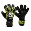 Guantes de Portero de Fútbol para Adultos Antideslizantes Látex Estampado de Leopardo Guantes de Portero Guantes Protectores de Entrenamiento para Competición Amateur