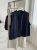 Chaleco de Cuello Redondo Retro para Mujer, Ropa de Trabajo para Viajes, 26 Otoño Nueva Moda Cardigan sin Mangas de Algodón Puro para Vestir en Capas