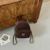 Bolso de Doble Hombro de Gamuza a Cuadros Estilo Pequeño Lujo para Mujer 2026 Nuevo Otoño Mini Nicho Exquisita Cadena Mochila de Viaje
