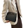 Bolsa de corrente Diamond Plaid para mulheres 2024 primavera nova bolsa mensageiro de grande capacidade Bolsa feminina moda feminina all-match bolsa de ombro