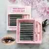 Set de Pestañas Postizas Transfronterizo, Pestañas Postizas de Gran Capacidad 60D, Ojos Eléctricos Grues tipo Barbie, Mirada Mixta Asiática Profunda y Encantadora