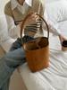 Bolsa de trabalho feminina de camurça 2024, bolsa de ombro com grande capacidade, nova bolsa de outono