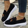 Comercio Electrónico Transfronterizo Tallas Grandes Primavera/Otoño 2026 Nuevos Mocasines de Suela Gruesa Estilo Europeo/Americano Moda Zapatos Slip-on Casuales para Mujer