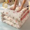 Manta nueva de otoño e invierno, adecuada para todas las estaciones, ideal para dormitorios de estudiantes, uso individual y como manta gruesa de algodón para usar con aire acondicionado en invierno.