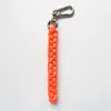 Llavero colgante de bolso Miu bolso tejido a mano puro colgante de bolso colgante deportivo desmontable de supervivencia al aire libre