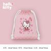 Bolsa con Cordón Familia Gato Dibujo Animado Bolsa Pequeña de Tela Bolsa para Guardar Artículos Varios para Estudiantes Bolsa de Cosméticos Bolsa de Aseo Portátil