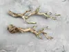 Terrario para reptiles paisajismo madera esquina de pestañas de serpiente caja de gecko lagarto trepador doble corona plataforma para tomar el sol patrón de dragón madera muerta