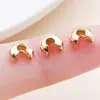 Fivela de Cobre em Forma de Crescente de 7 Cores Grande/Média/Pequena Fivela de Contas Fivela de Acabamento em Forma de C Material para Acessórios de Joias DIY