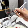 Conjunto de Faca, Garfo e Colher de Aço Inoxidável 304 Extra Espesso para Restaurantes de Hotel Estilo Francês, Talheres para Bife Estilo Ocidental e Colheres de Sobremesa