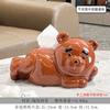 Caja de Pañuelos de Cerámica de Oso de Peluche al por Mayor Caja de Pañuelos de Lujo Ligero para Sala de Estar Caja de Servilletas de Casa de Gama Alta Decoración de Escritorio