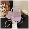 Tendência de Moda 2026 Bolsa Transversal Casual Feminina de Ombro Verão Novo Estilo Elegante Simples e Única Pequena Bolsa Quadrada
