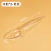 Colheres Plásticas Transparentes Descartáveis para Sobremesas de Viagem, Colheres Pequenas, Colheres de Sopa, Colheres para Sorvete em Pó, 2000 Colheres