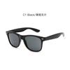 Gafas de sol europeas y americanas para hombre de montura grande, para conductor, protección UV, protector solar, logo personalizado, gafas de sol de moda