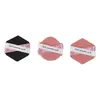 Esponja de doble cinta para retoques, esponja para fijar el maquillaje, borla para aplicar el maquillaje, doble uso para húmedo y seco, no absorbe el polvo