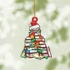 Pendente criativo de árvore de Natal para carro de produto novo transfronteiriço Decoração acrílica de Natal decoração de casa para feriado