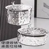 Mesa de Centro de Luxo para Quarto de Alta Aparência Mini Lixeira Fofa para Mesa com Tampa Tipo Prensa para Uso em Casa e no Carro