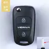Funda para Llave de Mando a Distancia Plegable de 3 Botones Apta para Hyundai Reina, Yuedong, Ix35, Sportage, K2, K5, Sonata Antiguo