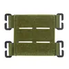 Chaleco Táctico de 3 Pulgadas con Cierre de Velcro Accesorios para Mochila Gancho Funcional Base de Pegatina Sistema Molle Brazalete Desmontable