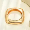 Moda Europea y Americana Simple Metal Pesado Elegante Anillo Geométrico Brillante Gota de Agua Collar Pulsera Pendientes Conjunto de Joyería para Mujeres