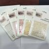 Pegatinas 165 Acrílico Dorso Plano Adhesivo Diamante Brillante Maquillaje Escénico para Niños Pegatinas Pintadas para la Cara Diamante DIY Pegatinas para Cejas