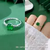 Collar de calcedonia colorida de alta calidad en plata de ley s925 para mujer, anillo y pendientes únicos de calabaza, un regalo para novia en el Festival Qixi o cumpleaños