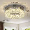 Luz de techo de cristal LED transfronteriza luz cuadrada para pasillo luz para porche iluminación de entrada moderna simple luz para entrada de balcón