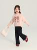 Pantalones Momo para Niñas con forro polar Engrosados Color Sólido Pantalones Combinables 2024 Otoño/Invierno Nuevo Jeans Micro-La para Niños