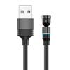 Fábrica de origem 540 graus rotativa sucção magnética linha de dados para Android typec carregamento rápido 3A linha de cotovelo de natação manual
