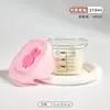 Pote de Vidro para Comida de Bebê com Escala, Recipiente Selado para Alimentação, Armazenamento no Freezer, Recipiente de Alimentos, Pote de Vidro para Comida de Bebê com Escala