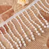 Adorno de Encaje con Borlas de Perlas de Alta Resistencia para Cortina de Cuentas DIY Puño de Hanfu Xiapie Cheongsam Cuello Adorno de Cuentas Cinta de Cuentas