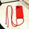 Funda para iPhone 16 con Correa Cruzada Ajustable para Apple 15 Pro Max, Compatible con 13/14, Funda y Correa Integradas
