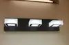 Luz frontal de espelho LED transfronteiriça, luminária de parede simples estilo nórdico para banheiro e quarto em aço inoxidável, luminária de parede para banheiro