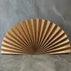 Enfeites de Leque de Artesanato Dobrável para Sessões de Fotos, Decorações de Casamento, Adereços de Janela, Leques Semicírculo de Origami Vermelhos, Flores de Leque de Papel Decorativas