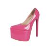 Comercio Exterior Tacones Altos Europeos y Americanos para Mujer 2025 Estilo Nuevo Tacones Ultra Altos, Tacones de Aguja, Puntas Puntiagudas, Plataformas Impermeables, Zapatos Sexy de Tacón Alto