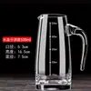 Dispensador de Baijiu de Vidrio Engrosado Olla de Vino Jarra Pequeña para el Hogar Decantador de Licor para Restaurante Copa de Vino Pequeña