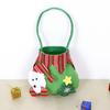 Chapéu de Natal de Presente Tecido Não Tecido Papai Noel Rena Bolsa Tote Infantil Doce Saco de Natal Decoração de Natal Fofo