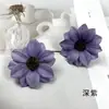 Flor de Simulación Crisantemo Pavo Real de Colores Cabeza de Flor Material para Corona de Guirnalda Corsage Adorno Pequeño Accesorio para Escena de Salón de Bodas Arreglo Floral