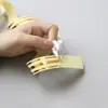 Pegatinas Doradas para Puertas de Vidrio Correderas de Cocina, Tiras Decorativas para Oficina, Pegatinas de Pared, Tiras Anticolisión