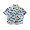 Camisas Versátiles Estilo Western para Niños Verano Estilo Coreano Estilo Vacacional en la Costa para Niños Camisas Finas de Manga Corta para Niños