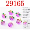 Brinquedo de Comida Maçã Colorida Realista Tridimensional Pingente de Fruta Brincos Doces Fofos Feitos à Mão Pulseira Acessórios DIY